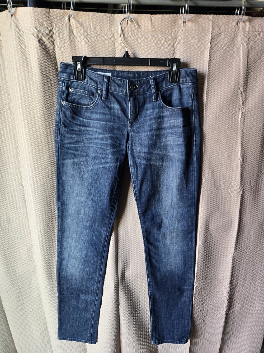 Gap 1969 Women's Skinny Jeans in Dark Blue Stretch Denim